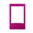 ZENKO Plastic Photo frame for Mini film Rose red