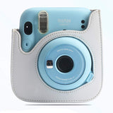 ZENKO Protective & Portable Case Compatible with Instax Mini 11 Instant Camera with Accessories Pocket and Adjustable Strap. (Ice White)