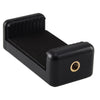 ZENKO Stand Clip Bracket Tripod/Mount Adapter for Mobile Holder Tripod Kit (Black, Supports Up to 500 g) Mobile Holder Set of 2 (Black)