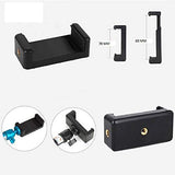 ZENKO Stand Clip Bracket Tripod/Mount Adapter for Mobile Holder Tripod Kit (Black, Supports Up to 500 g) Mobile Holder (Black)