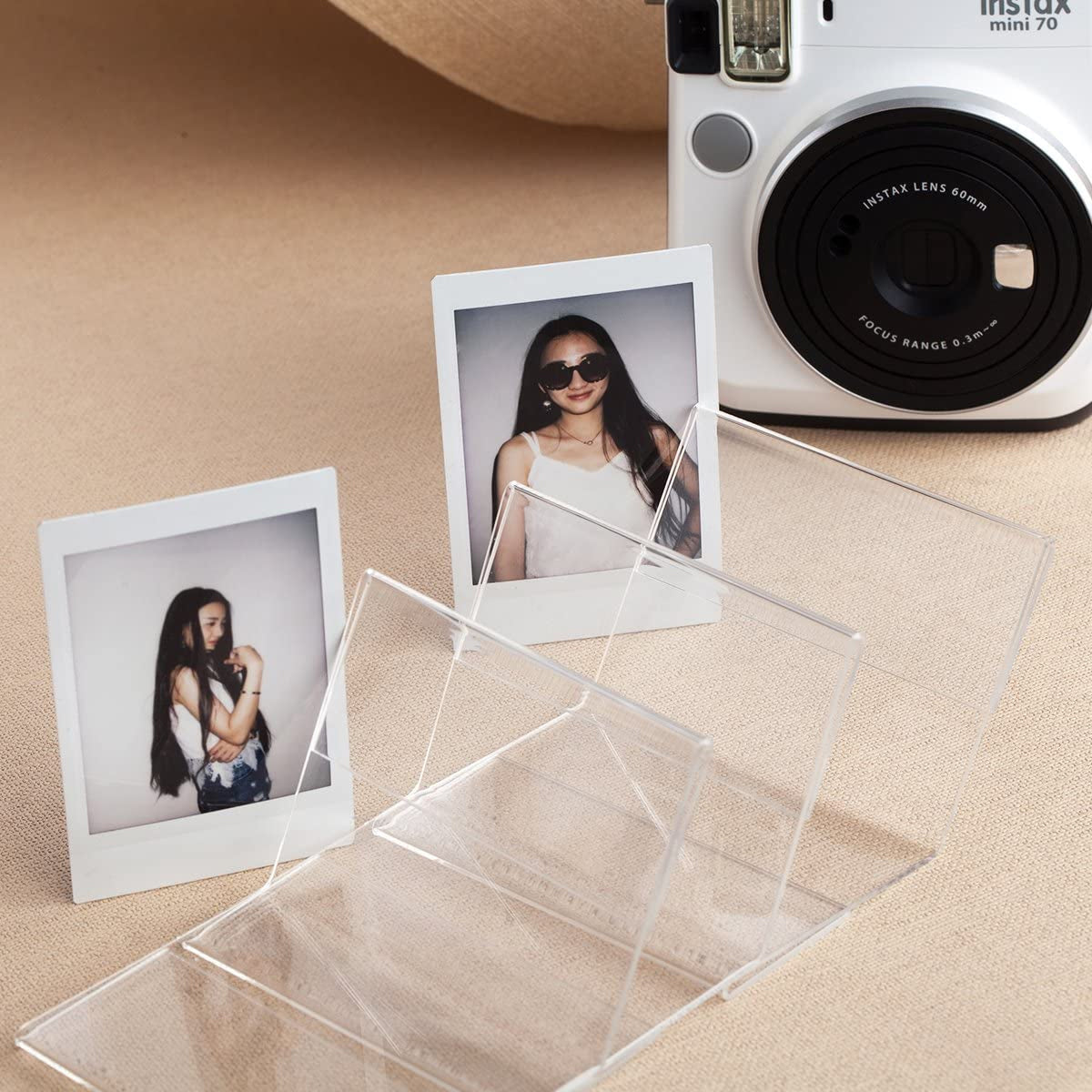 ZENKO V Shape Acrylic Photo Frame For Mini film (transparent)