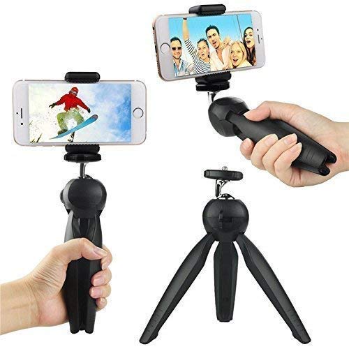 ZENKO 228/360 Degree Portable Tripod Selfie Stick for Digital Camera Mini Tripod Mount for Phone & Camera Digital Equipment Mini Tripod Stand Tripod Mobile Holder Tripod Mount - Black