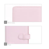 Zikkon Instax Mini Compatible 108 sheet Album for Fujifilm Instax Mini Film Blossom Pink