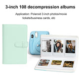 Zikkon Instax Mini Compatible 108 sheet Album for Fujifilm Instax Mini Film Mint Green