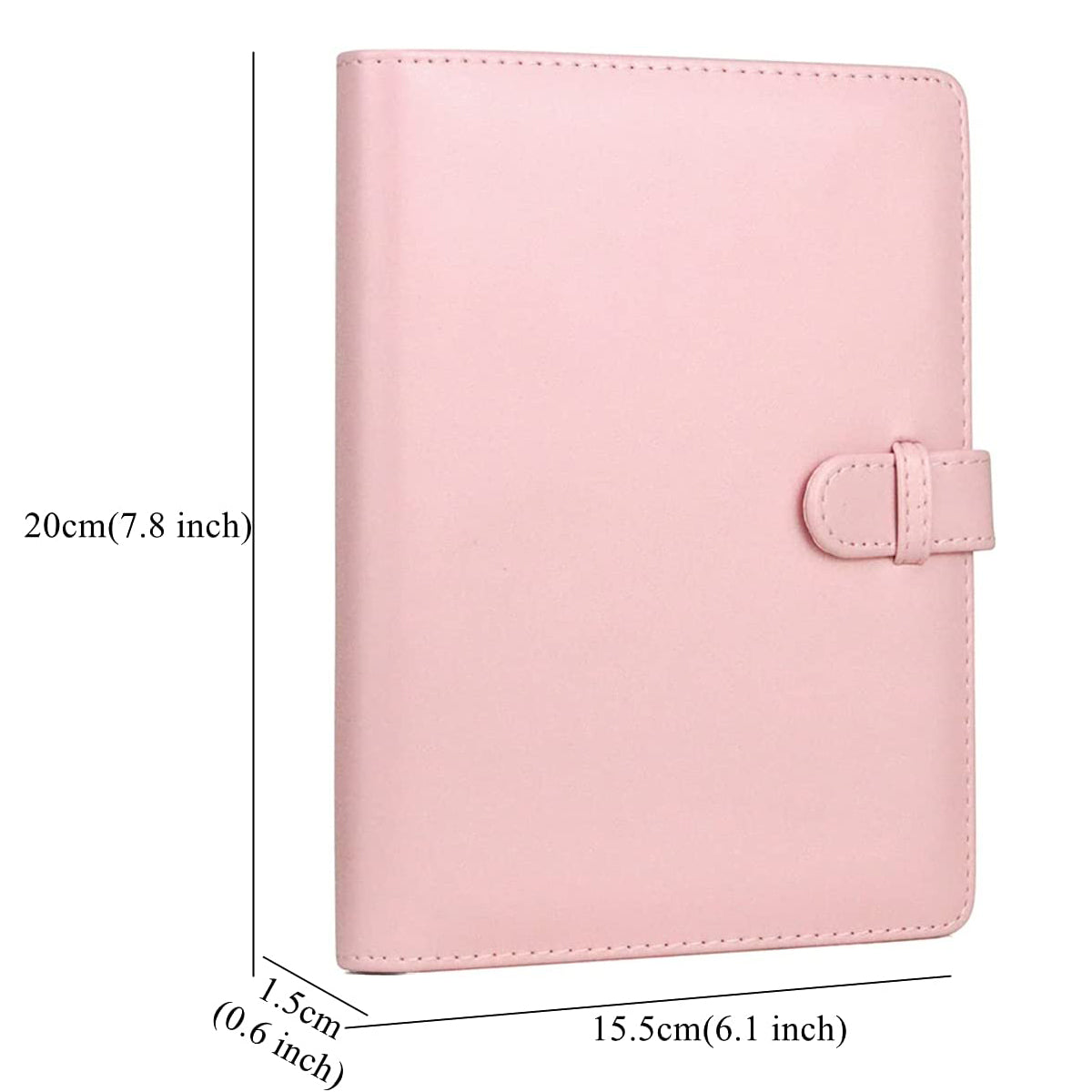Zenko Compatible 128 Pockets Mini Photo Album for Fujifilm Instax Mini Film Blush pink