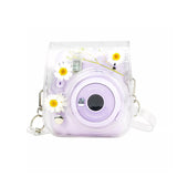 Zenko Compatible Mini 11 Camera Case Bag for Fujifilm Instax Mini 11 8 8+ 9 Camera White Daisy