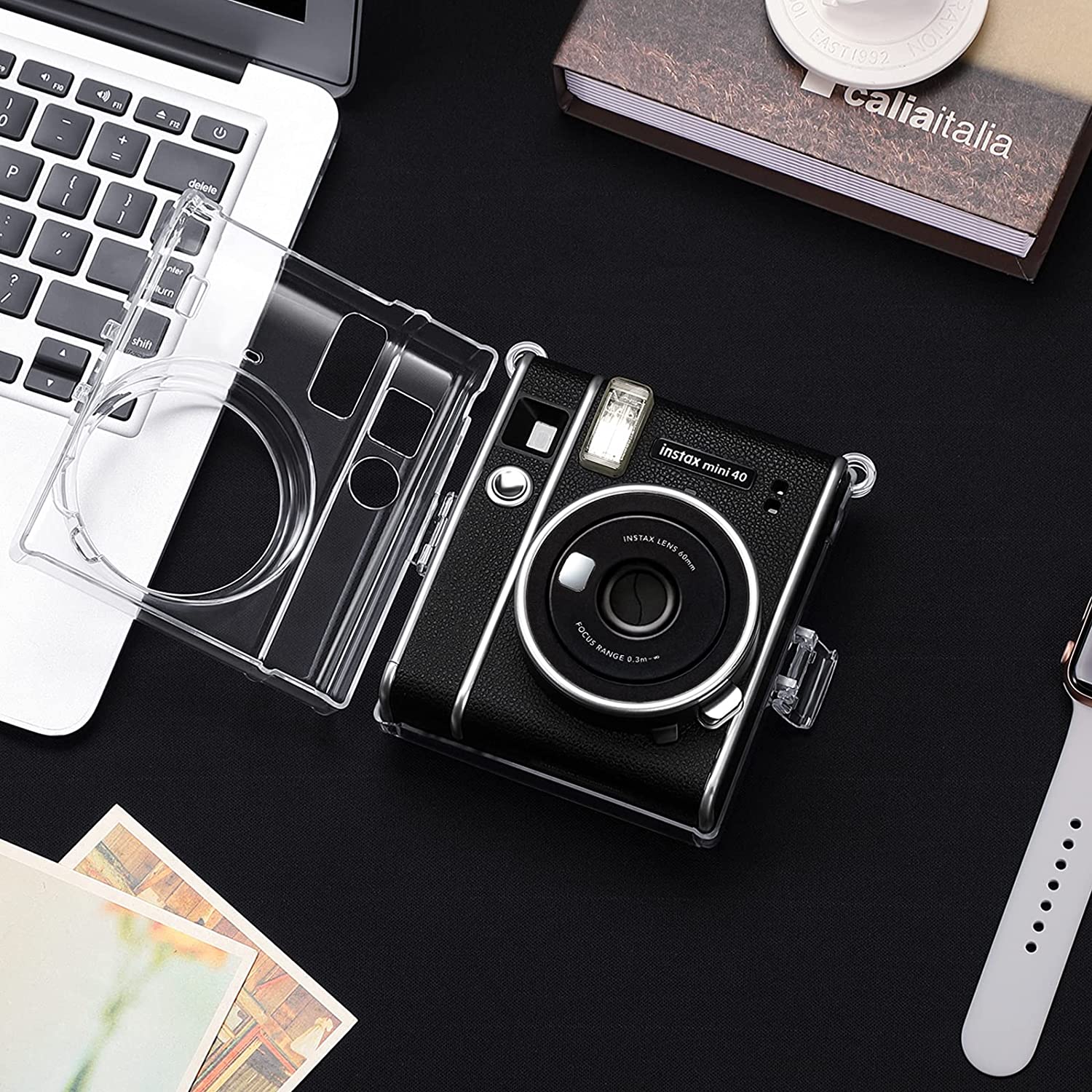 Zenko Compatible Mini 40 Camera Case Bag for Fujifilm Instax Mini 40 Camera (Clear)