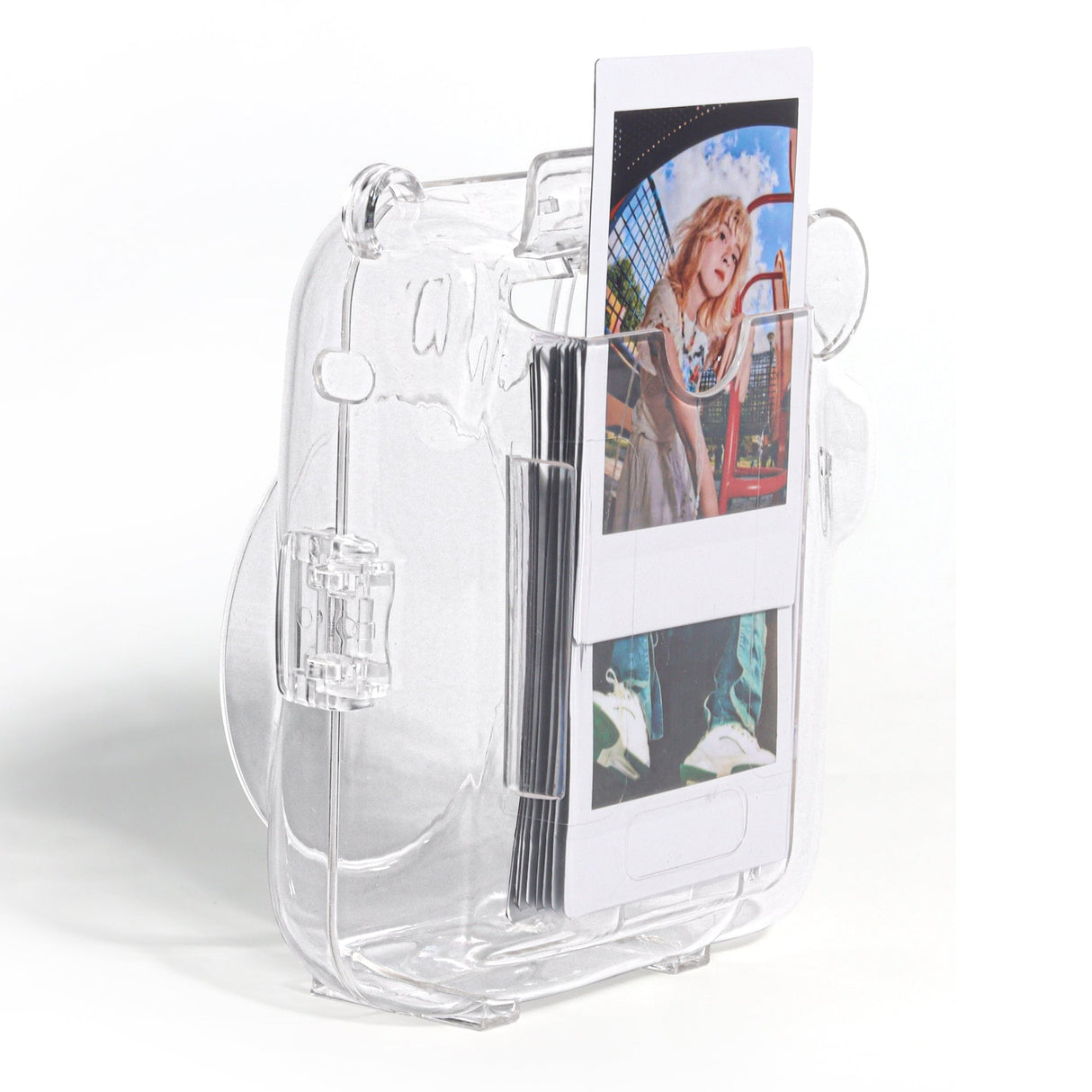 ZIKKON Instax Mini 12 Crystal case with Crystal strap