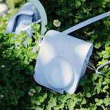 Zikkon Instax Mini 12 Protective Camera Case PU Leather Carrying Bag Pastel Blue