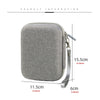 Zenko Instax Mini Evo Instant Camera Mini Link 2 Smartphone Printer Bag Accessories Protector Hard Case Lanyard (gray)