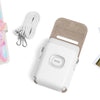 Zenko Instax Mini Compatible Link 2 Photo Printer PU Leather Protective Cover (white)