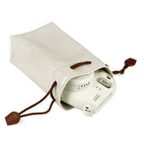 Zenko Instax Universal Vintage PU Leather Bundle Pocket Case Bag for Polaroid Mini Camera (Pearl White)