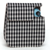 Zenko Instax mini 11 Camera PU Leather black and white suqares Case Bag