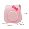 Zenko Instax mini 11 Camera PU Leather pink Bowknot Case Bag