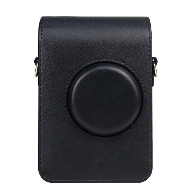 Zenko Instax mini Evo Camera top open PU Leather Case Bag Black