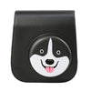 Zenko Instax mini 11 Camera PU Leather Lovely Dog Case Bag (Black Husky)