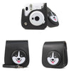 Zenko Instax mini 11 Camera PU Leather Lovely Dog Case Bag (Black Husky)