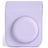 Zikkon Instax Mini 12 Protective Camera Case PU Leather Carrying Bag Lilac Purple