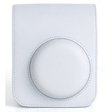 Zikkon Instax Mini 12 Protective Camera Case PU Leather Carrying Bag Clay White