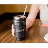 ZIKKON Zoom Version Lens THERMOS Coffee Cup /Camera Lens Mug /Lens Coffee Cups INCLUDES FREE CARRY CASE AFS NIKKOR 2470mm f/2.8G ED