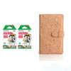 Fujifilm Instax Mini 10X2 Instant Film With 96-Sheets Album For Mini Film (3 inch) (Cork Series)