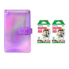 Fujifilm Instax Mini 10X2 Instant Film With 96-Sheets Album For Mini Film (3 inch) (Iridescent purple)