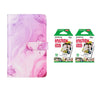 Fujifilm Instax Mini 10X2 Instant Film With 96-Sheets Album For Mini Film (3 inch) (Pink Ripple)